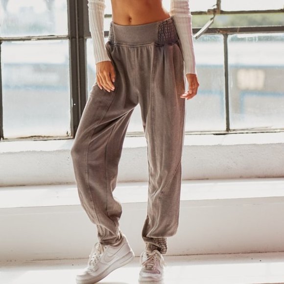 Seam Detail Joggers with Side Pockets - Picture 1 of 5